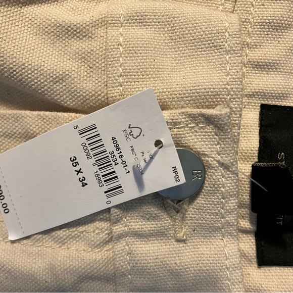 Banana Republic Carpenter Paints 35 x 34 - Picture 2 of 3